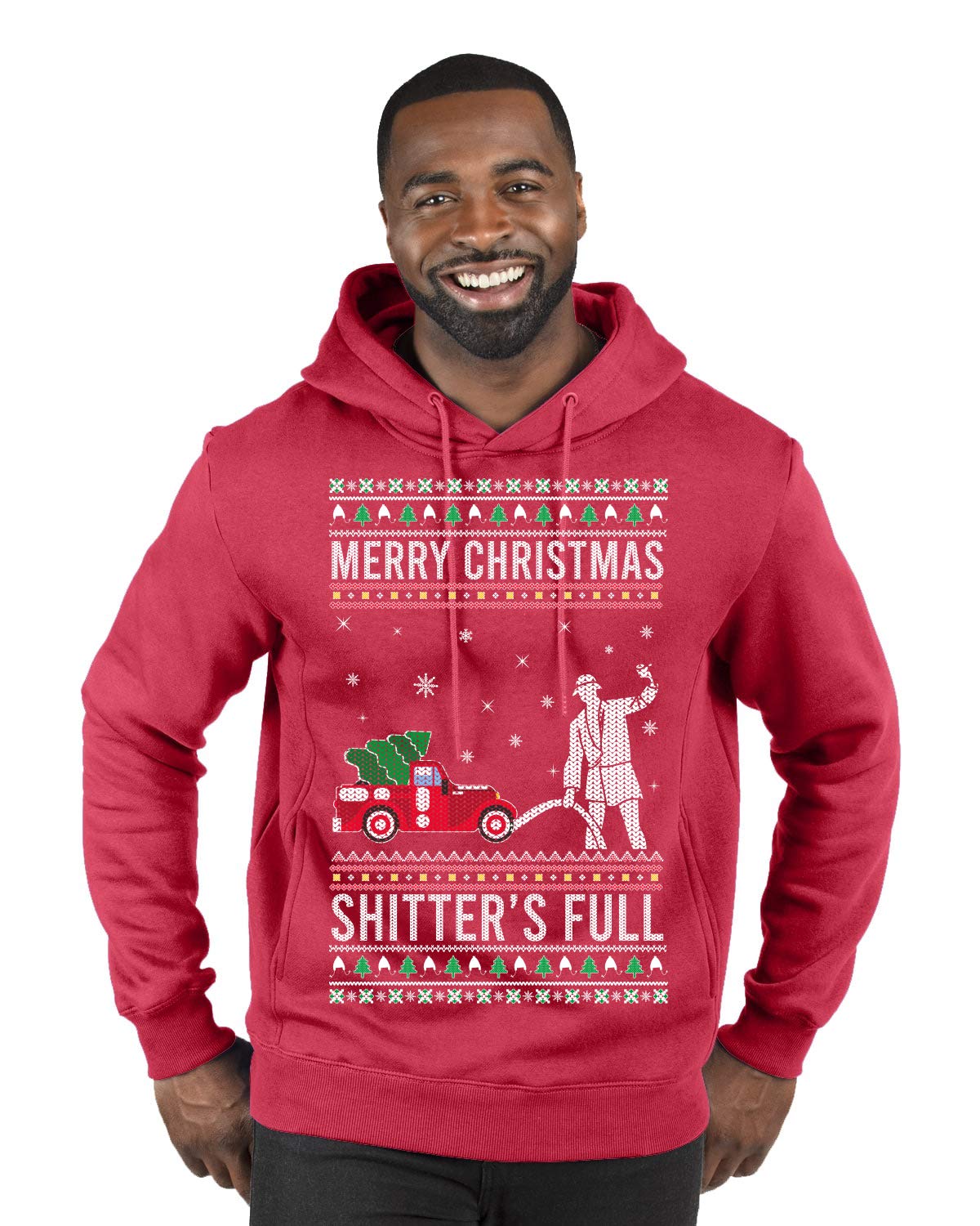 Shitter's Full Ugly Ugly Christmas Sweater Unisex Crewneck Sweatshirt