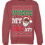Where my Hos At Santa Ugly Christmas Sweater Unisex Crewneck Sweatshirt