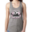Its About To Get Miami Style Soccer Fan GOAT Sports Ladies Racerback Tank Top