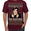 Funny Uncle Louis Classic Holiday 80s Xmas Movies Ugly Christmas Men's T-Shirt