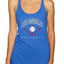 American Baseball Fan Vintage Distressed Field Sports Gift Tri-Blend Racerback Tank