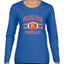 College Football Fan Vintage American Team Design, Retro USA Sports Women's Long Sleeve T-Shirt