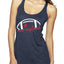 Football Hometown Fan Heart Script Writing Sports Tri-Blend Racerback Tank Top