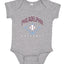 American Baseball Fan Vintage Distressed Field Sports Gift Baby Short-Sleeve Bodysuit