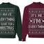 I Have Everything I Want for Christmas Couple Sweatshirt Ugly Christmas Matching Couples