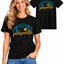 Womens Football Fan Cotton Tee Graphic We love City T Shirt