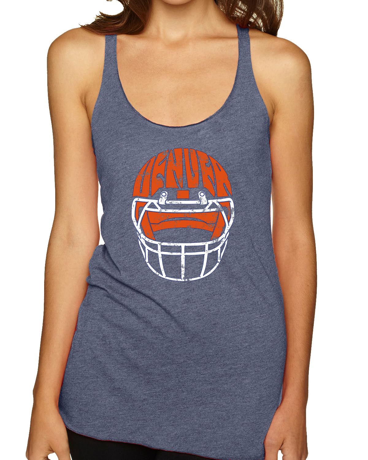 DEN Fantasy Football Sports Women's Triblend Racerback Tank
