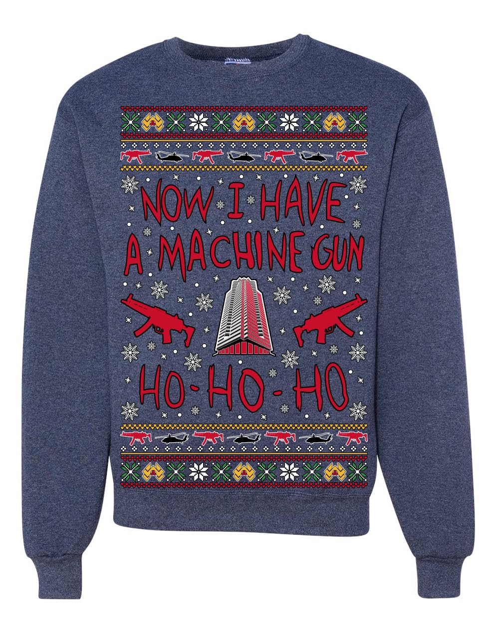 Nakatomi Christmas Party McClane Ugly Christmas Sweater Crewneck Sweatshirt