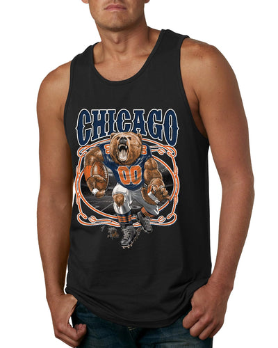 Chicago Fan | CHI Hometown City Fantasy Football Sports Mens Tank Top