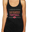 San Francisco Fan | SF Fantasy Football Sports Women's Triblend Racerback Tank