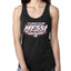 Its About To Get Miami Style Soccer Fan GOAT Sports Ladies Racerback Tank Top