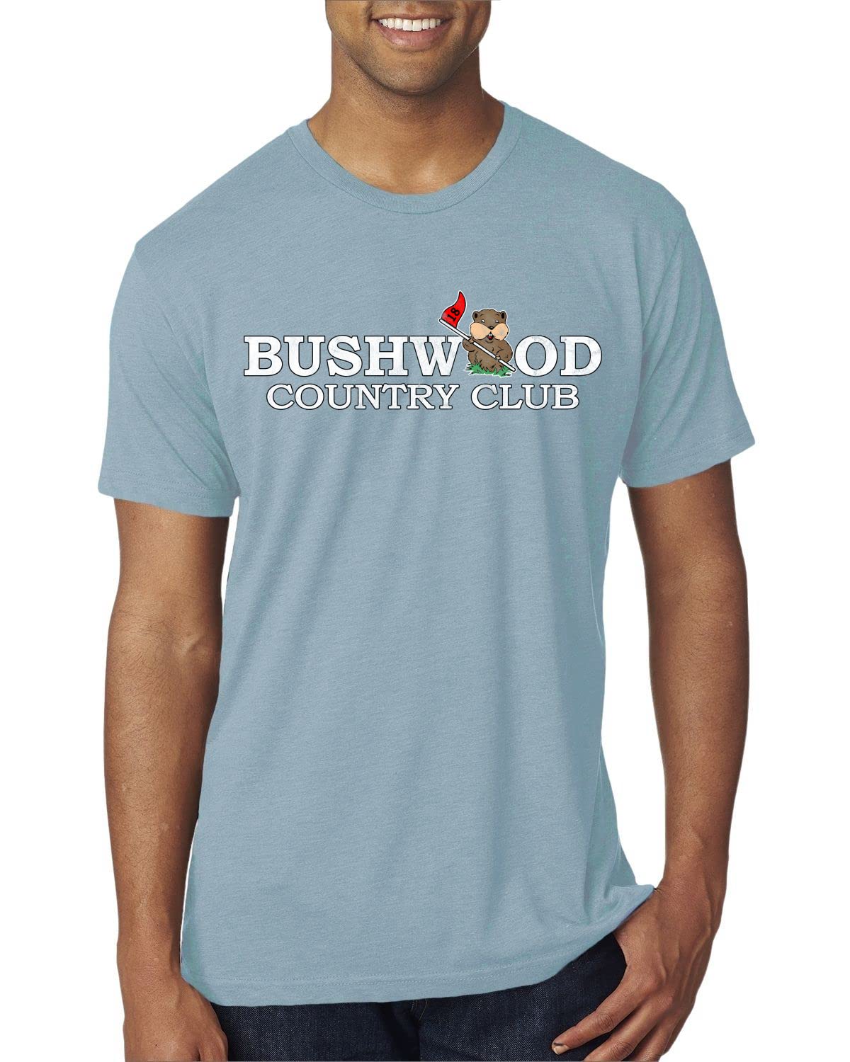 Bushwood Country Funny Golfing Shirt Humor Mens Premium Tri Blend T-Shirt