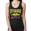 Flag Heart Soccer Fan, Women's Novelty Shirt, Game Day Gift for Her Racerback Tank Top