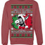 Funny Italian Christmas Donkey Ugly Christmas Sweater Crewneck Sweatshirt