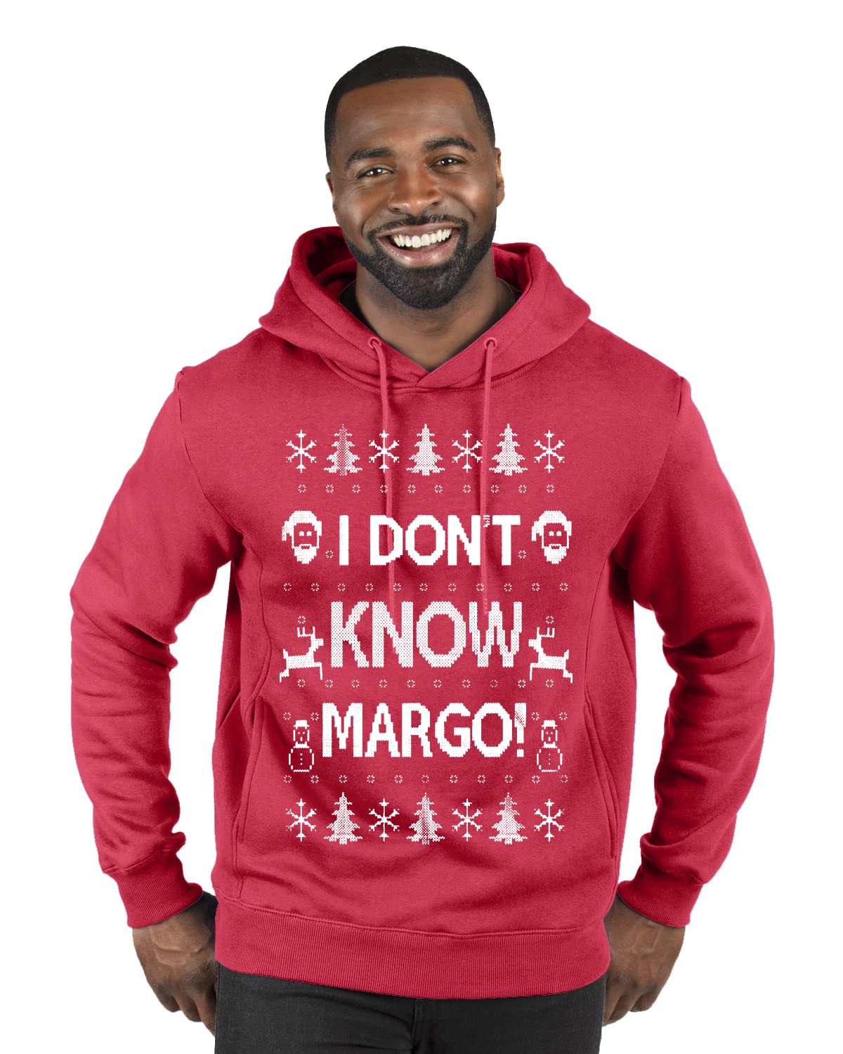 I Don't Know Margo Ugly Christmas Sweater Unisex Crewneck Sweatshirt