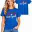 Womens Football Fan Cotton Tee Graphic We love City T Shirt
