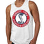 Shelby Cobra USA Logo Emblem Powered by Ford Motors Cars and Trucks Mens Tank Top
