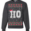 Where my Hos At Santa Ugly Christmas Sweater Unisex Crewneck Sweatshirt