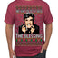 Funny Uncle Louis Classic Holiday 80s Xmas Movies Ugly Christmas Men's T-Shirt