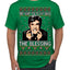 Funny Uncle Louis Classic Holiday 80s Xmas Movies Ugly Christmas Men's T-Shirt