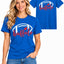 Womens Football Fan Cotton Tee Graphic We love City T Shirt