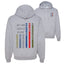 No One Fights Alone First Responder Hoodie Dispatcher EMS Corrections Police Fire Military Unity Hooded Sweatshirt
