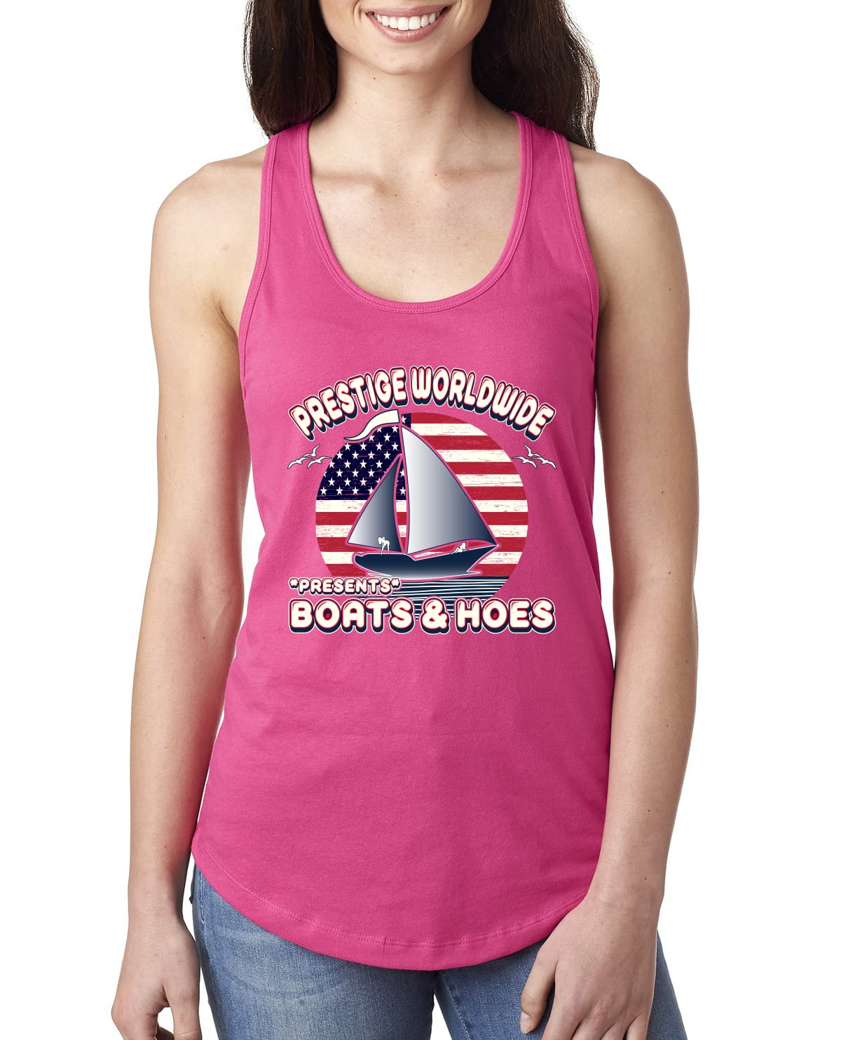 Funny Catalina Wine Mixer Island Pop Culture Ladies Racerback Tank Top