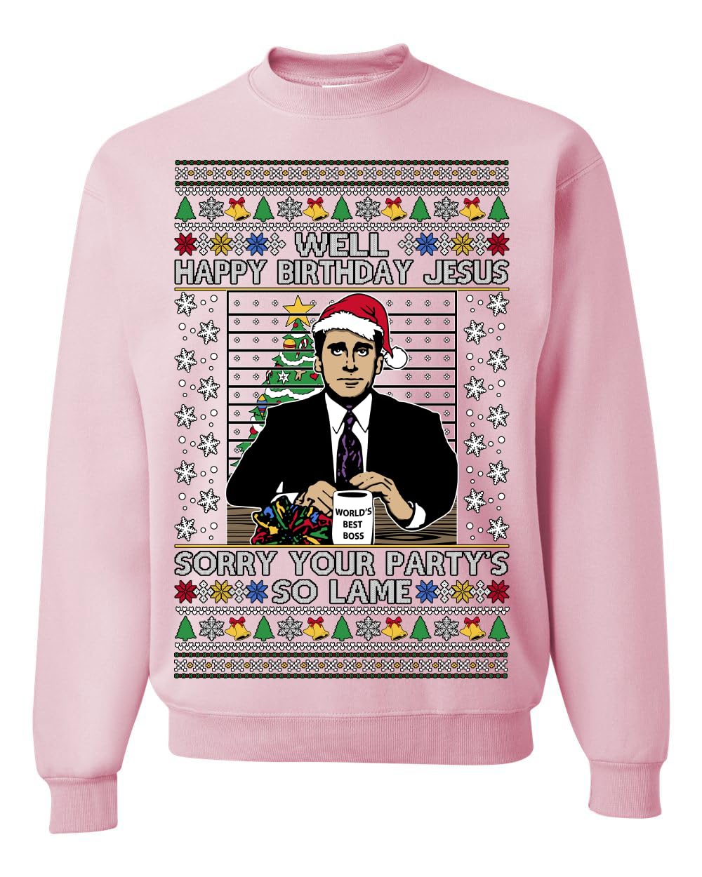 Well Happy Birthday Jesus Ugly Christmas Sweater Mens Womens Sweatshirt