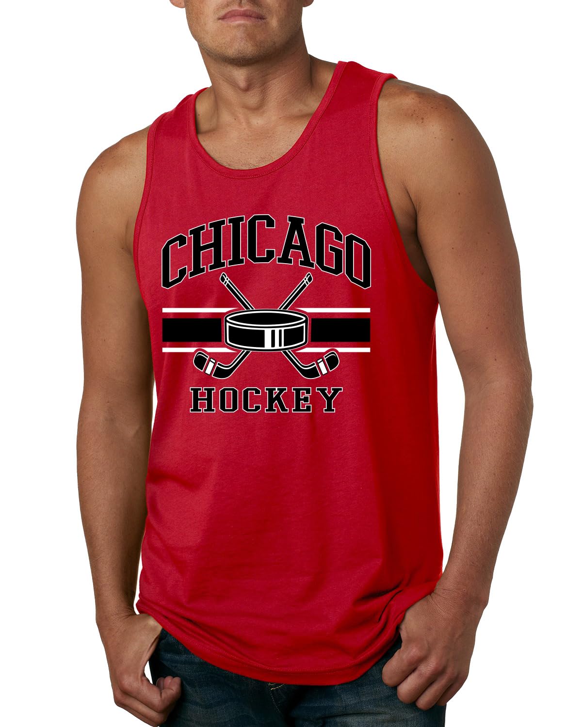 Hometown Fan Team Pride | Fantasy Hockey Fans Sports Mens Tank Top
