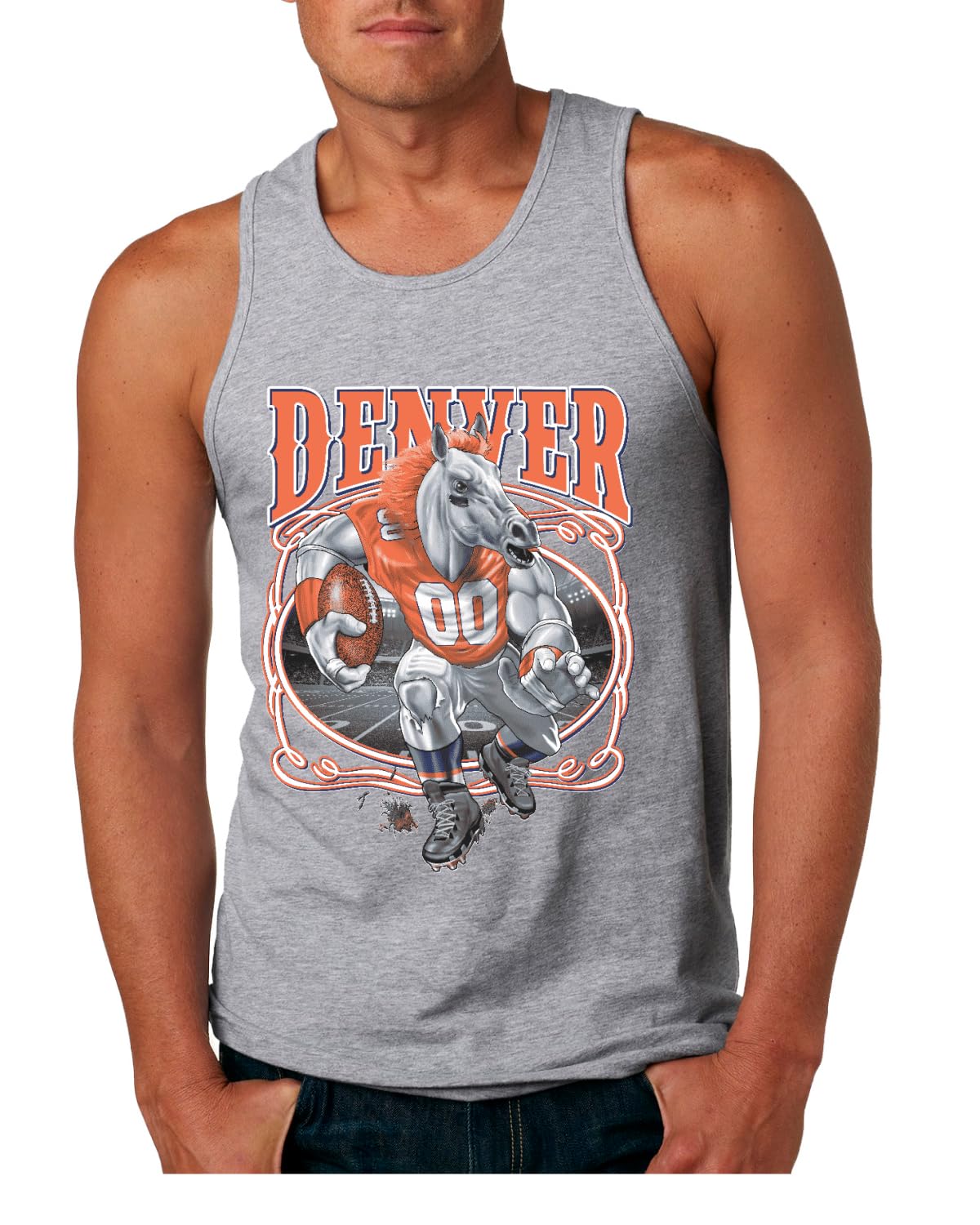 Denver Fan | DEN Fantasy Football Sports Mens Tank Top