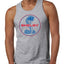 Shelby Cobra USA Logo Emblem Powered by Ford Motors Cars and Trucks Mens Tank Top