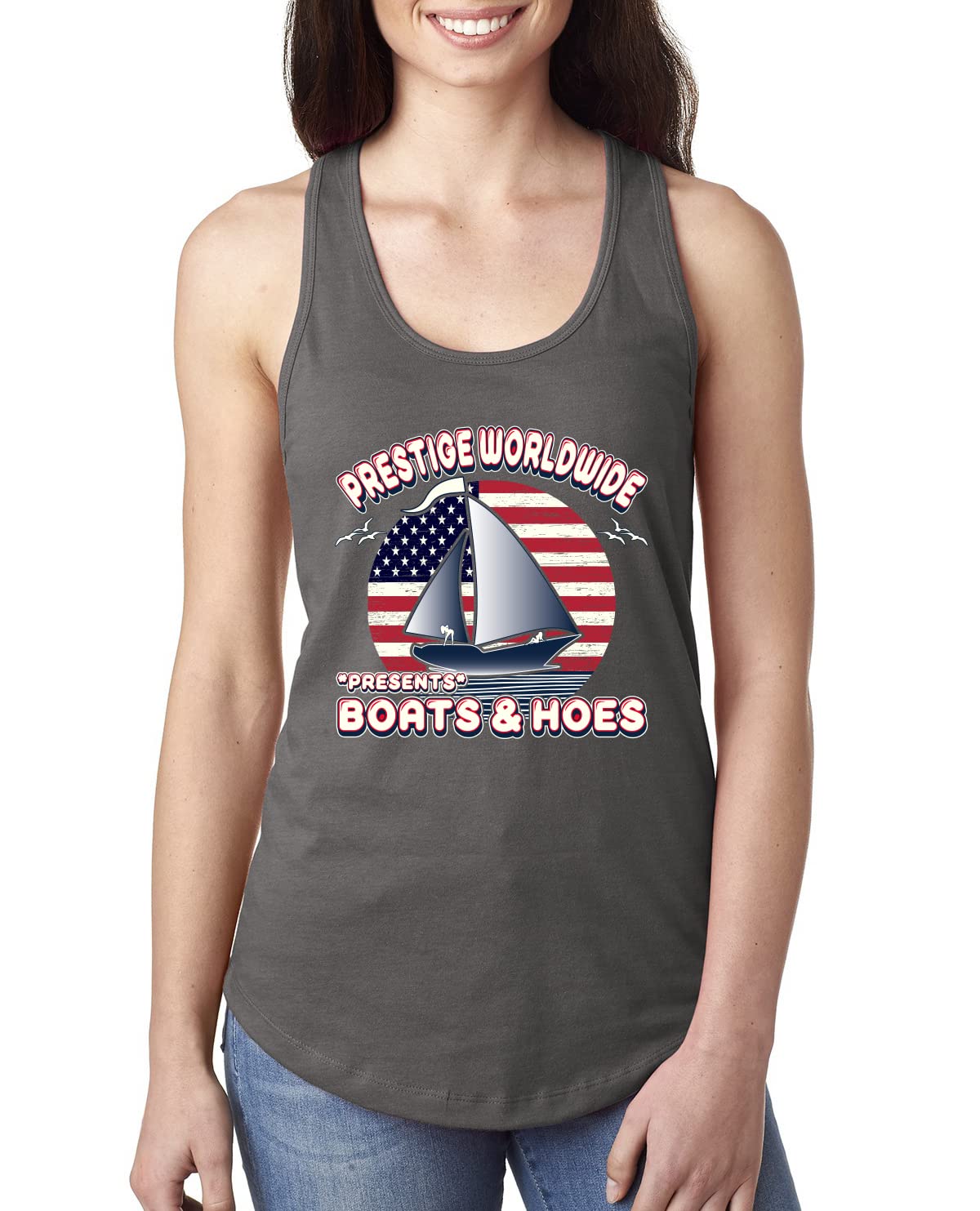 Funny Catalina Wine Mixer Island Pop Culture Ladies Racerback Tank Top