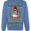 Snitches Get Stitches Ugly Christmas Sweater Unisex Crewneck Sweatshirt