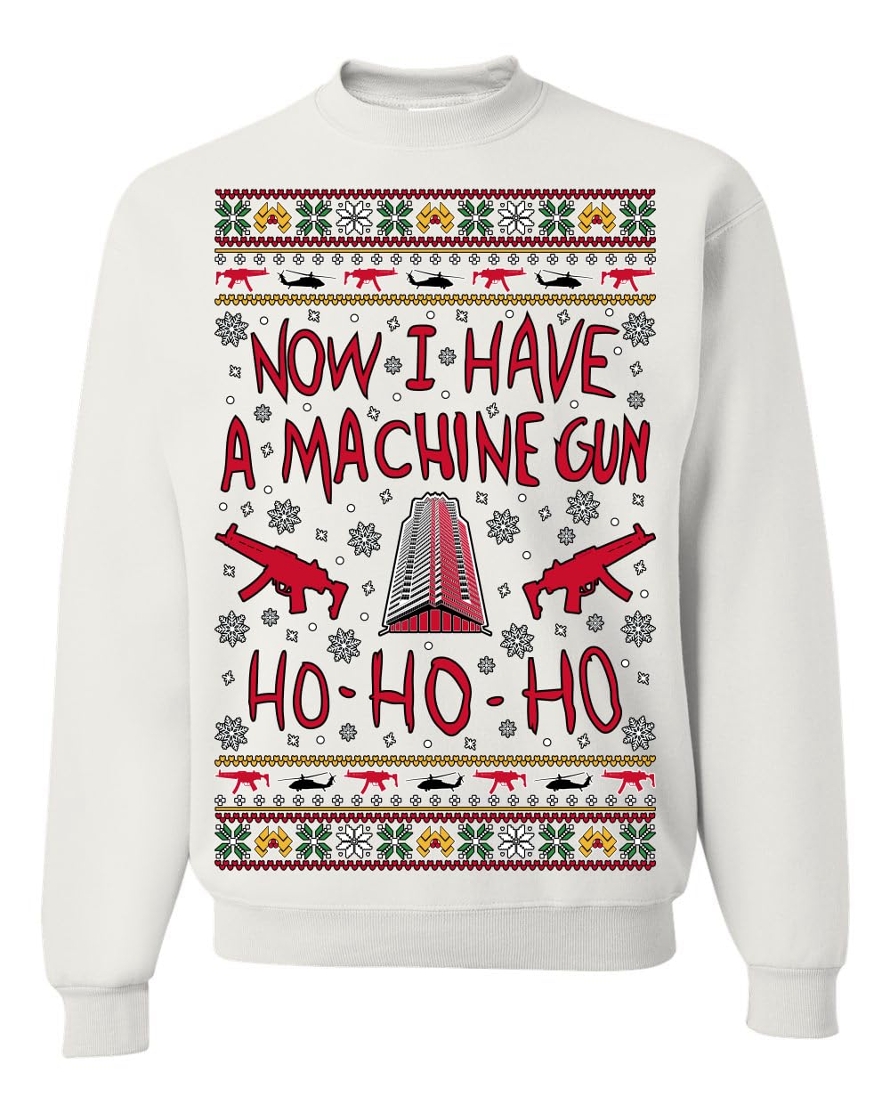 Nakatomi Christmas Party McClane Ugly Christmas Sweater Crewneck Sweatshirt