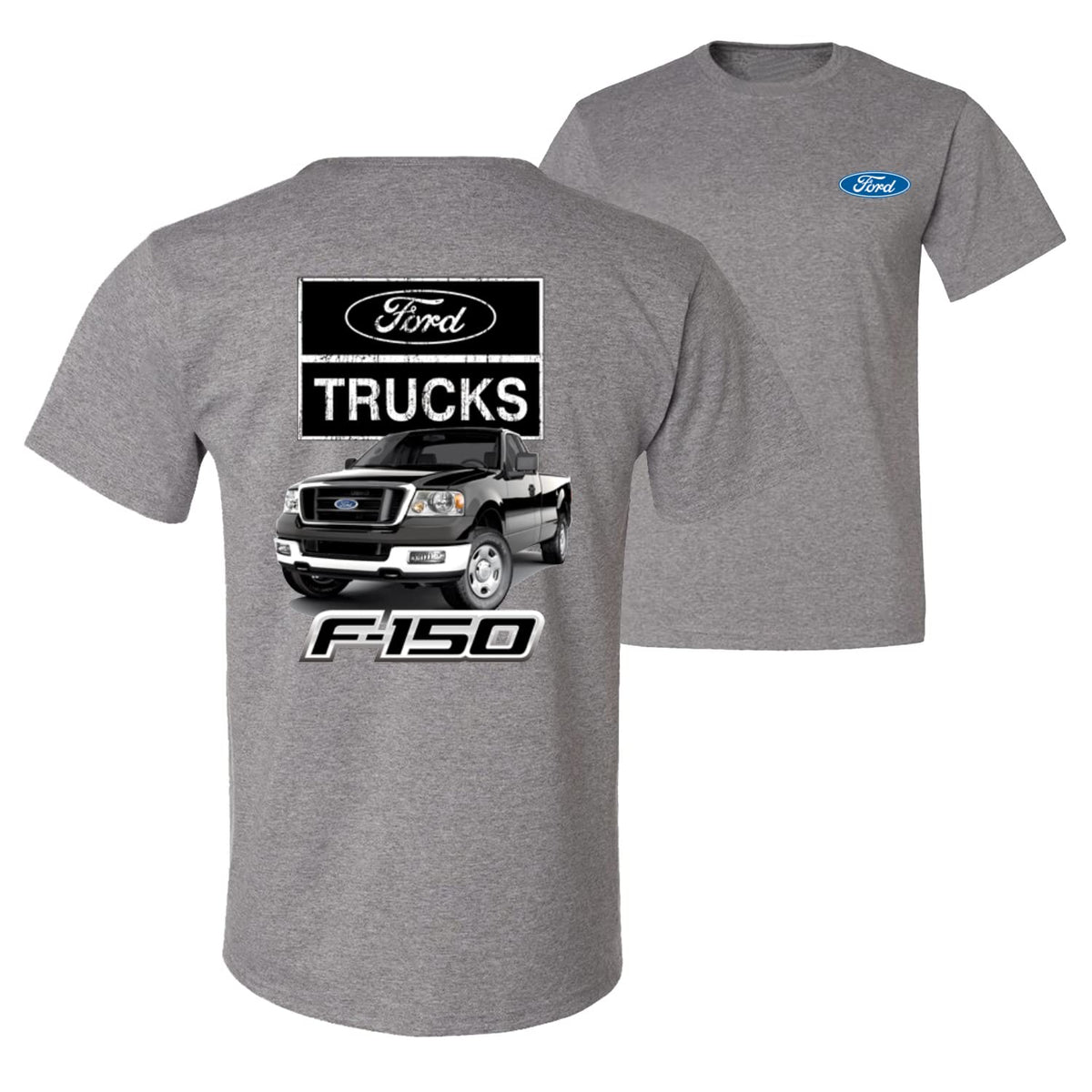 Ford Trucks F150 Pickup Cars and Trucks Front and Back Men's Graphic T-Shirt