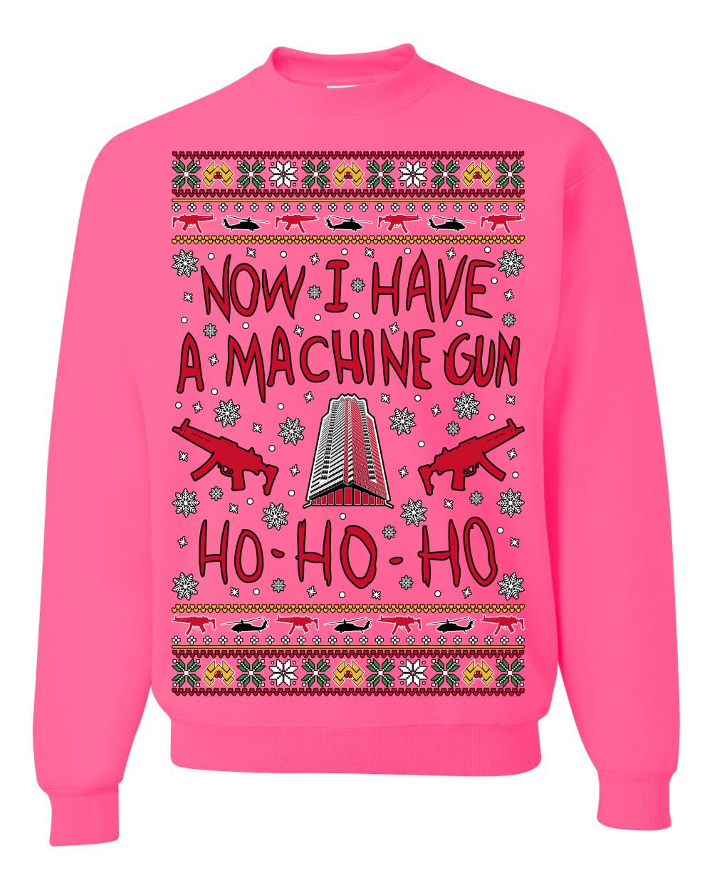 Nakatomi Christmas Party McClane Ugly Christmas Sweater Crewneck Sweatshirt