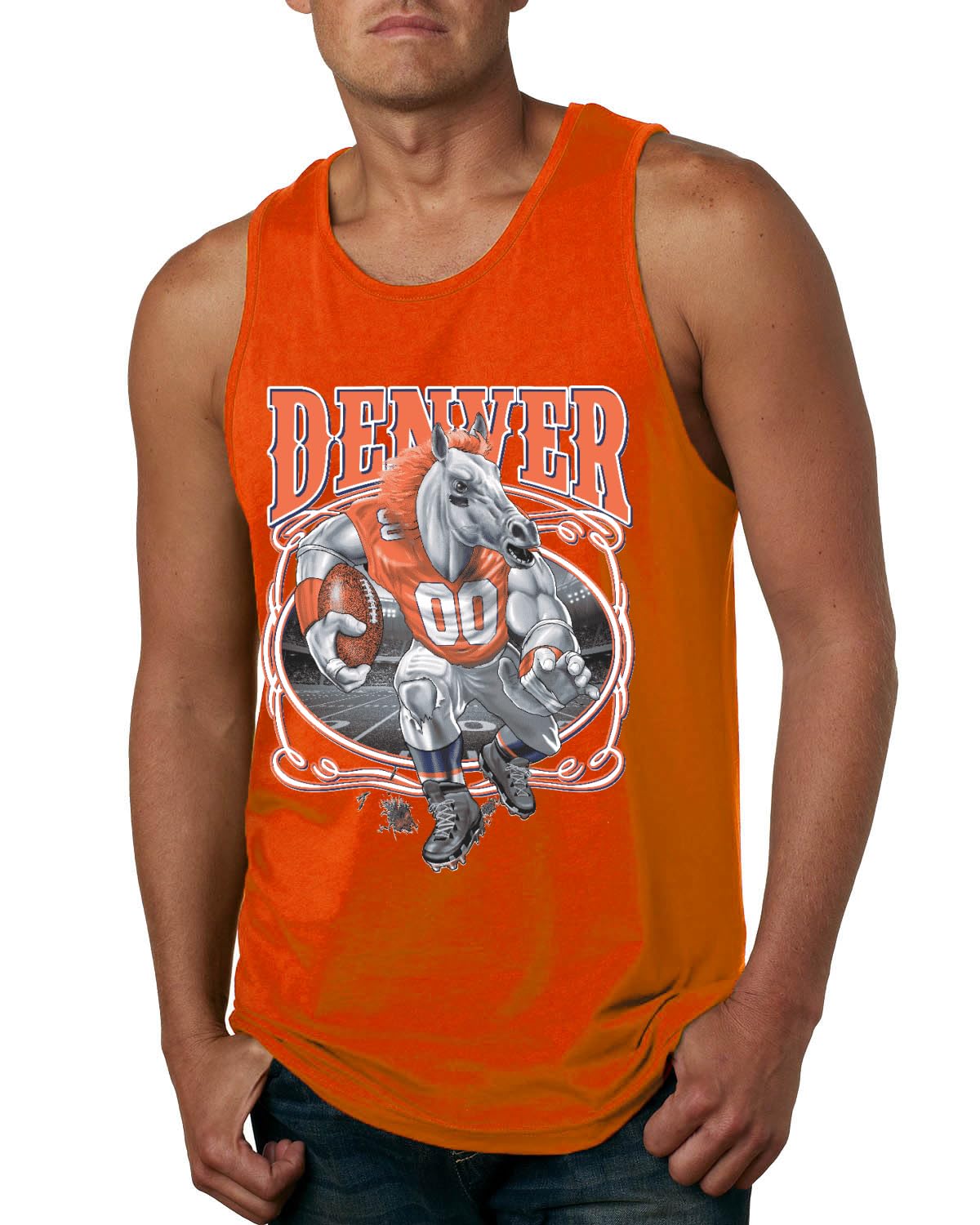 Denver Fan | DEN Fantasy Football Sports Mens Tank Top