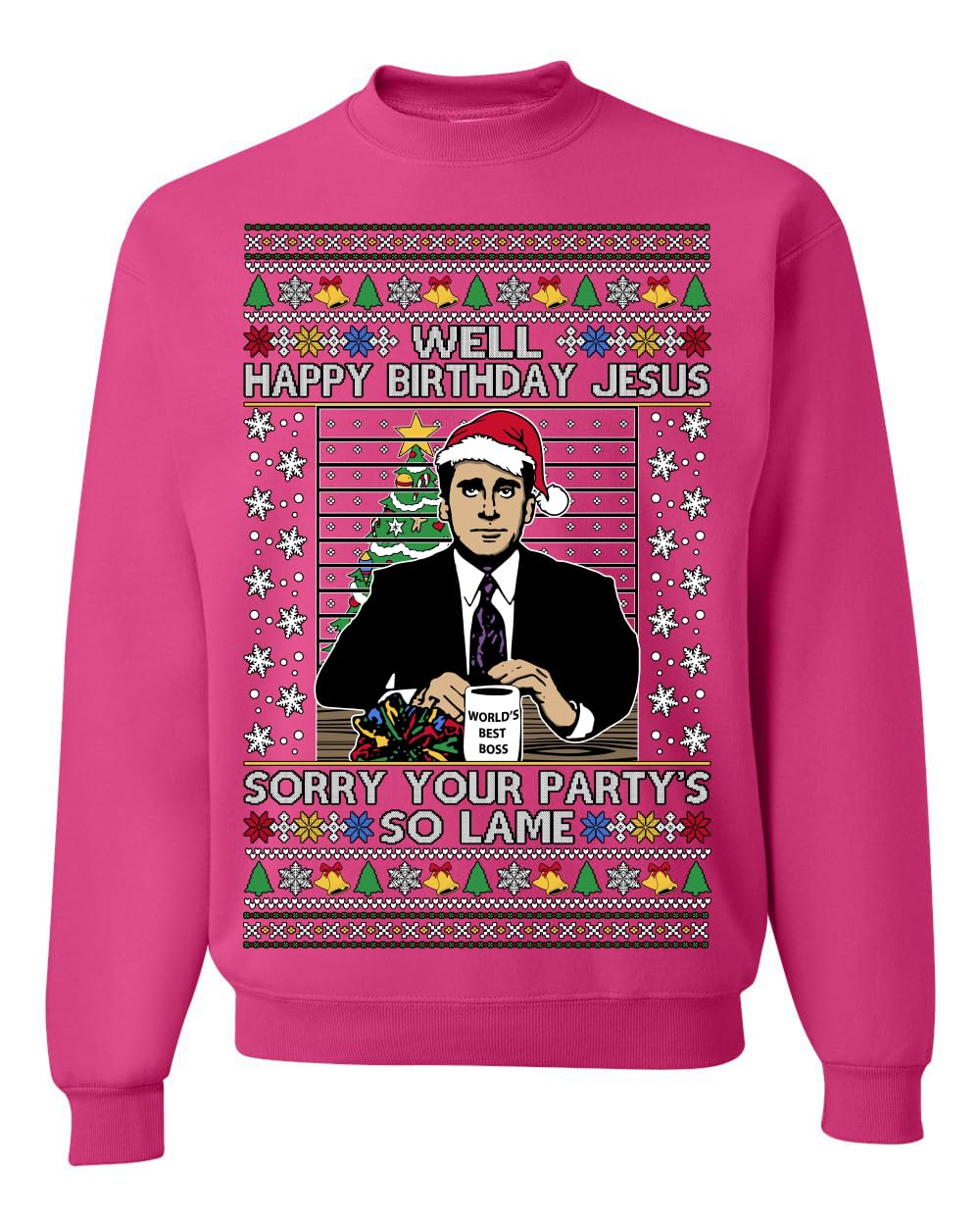 Well Happy Birthday Jesus Ugly Christmas Sweater Mens Womens Sweatshirt