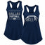 Vintage American Football Team 2 Pack Sports Ladies Racerback Tank Top