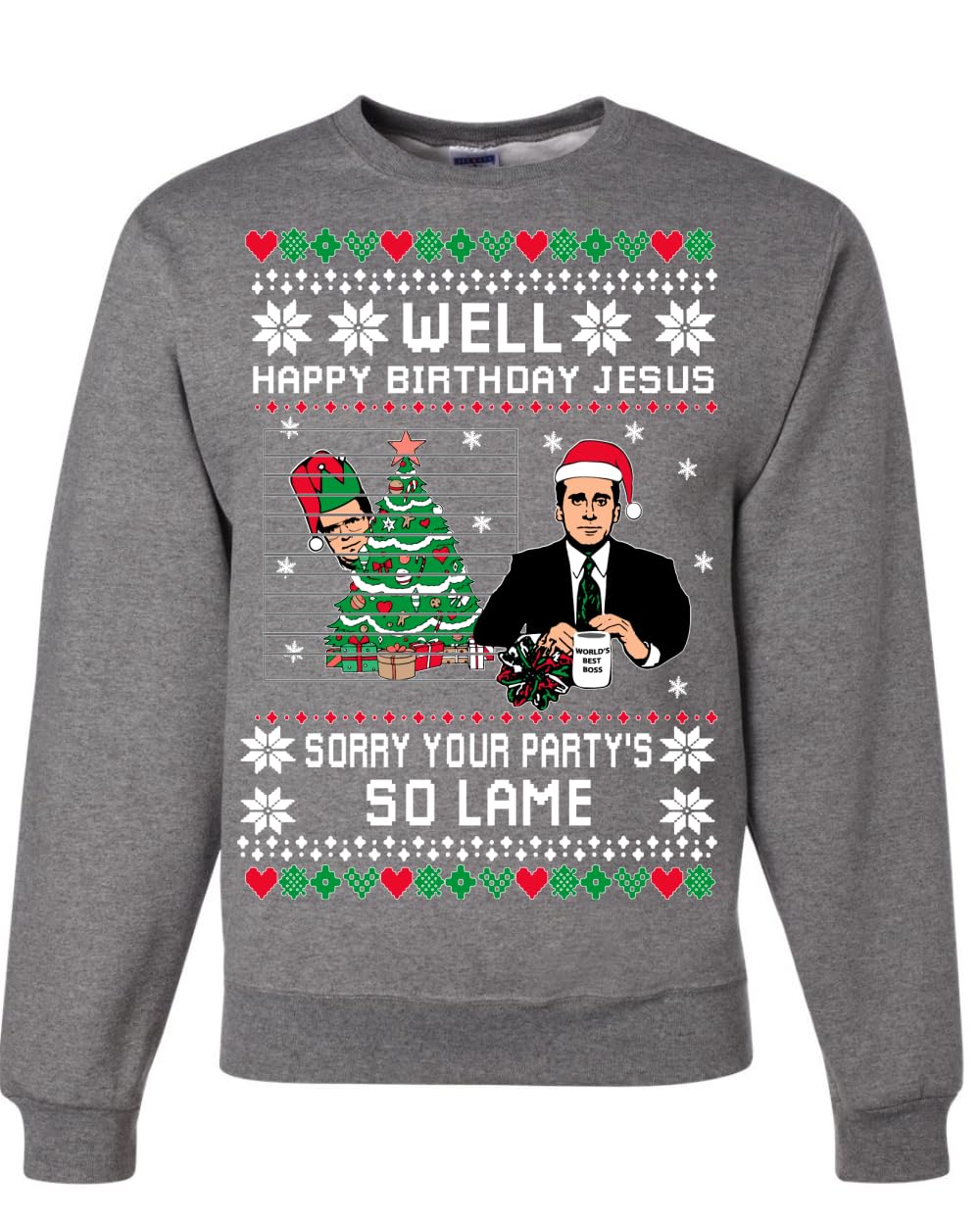 Well Happy Birthday Jesus Ugly Christmas Sweater Mens Womens Sweatshirt