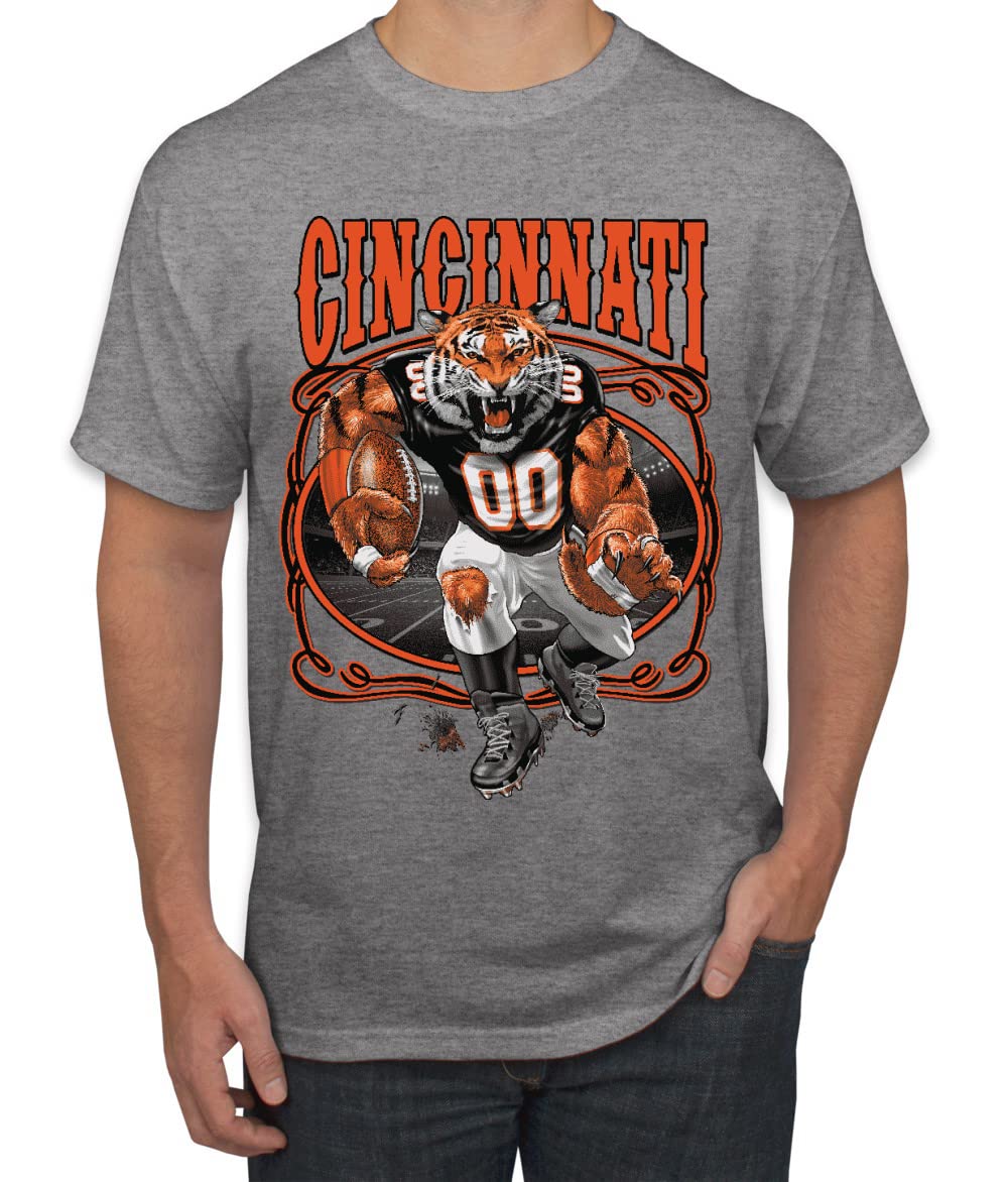 Cincinnati Fan Fantasy Football Sports Men's T-Shirt