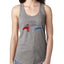 Ford Mustang Shirt USA Flag Mustang Emblem Cars and Trucks Ladies Racerback Tank Top