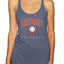 American Baseball Fan Vintage Distressed Field Sports Gift Tri-Blend Racerback Tank