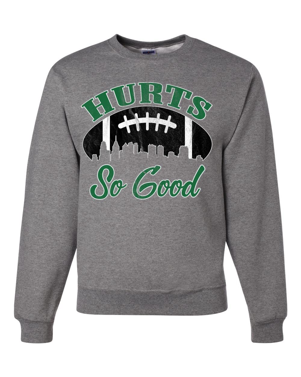 PHI Fantasy Football Sports Fan Pullover Soft Cotton Blend Graphic Unisex Crewneck Sweatshirt