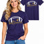 Womens Football Fan Cotton Tee Graphic We love City T Shirt
