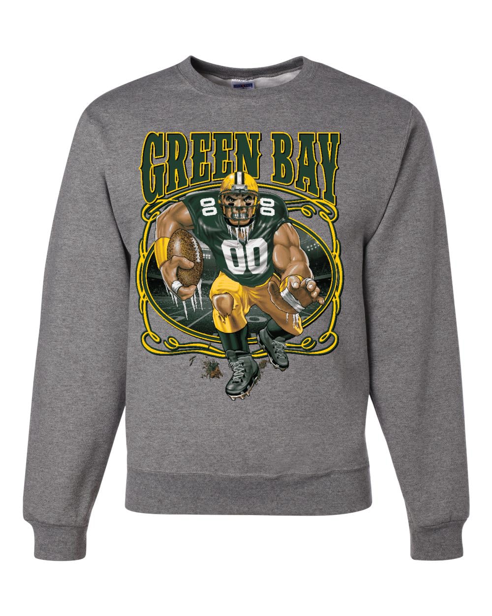 Green Bay Fan Fantasy Football Sports Unisex Crewneck Sweatshirt