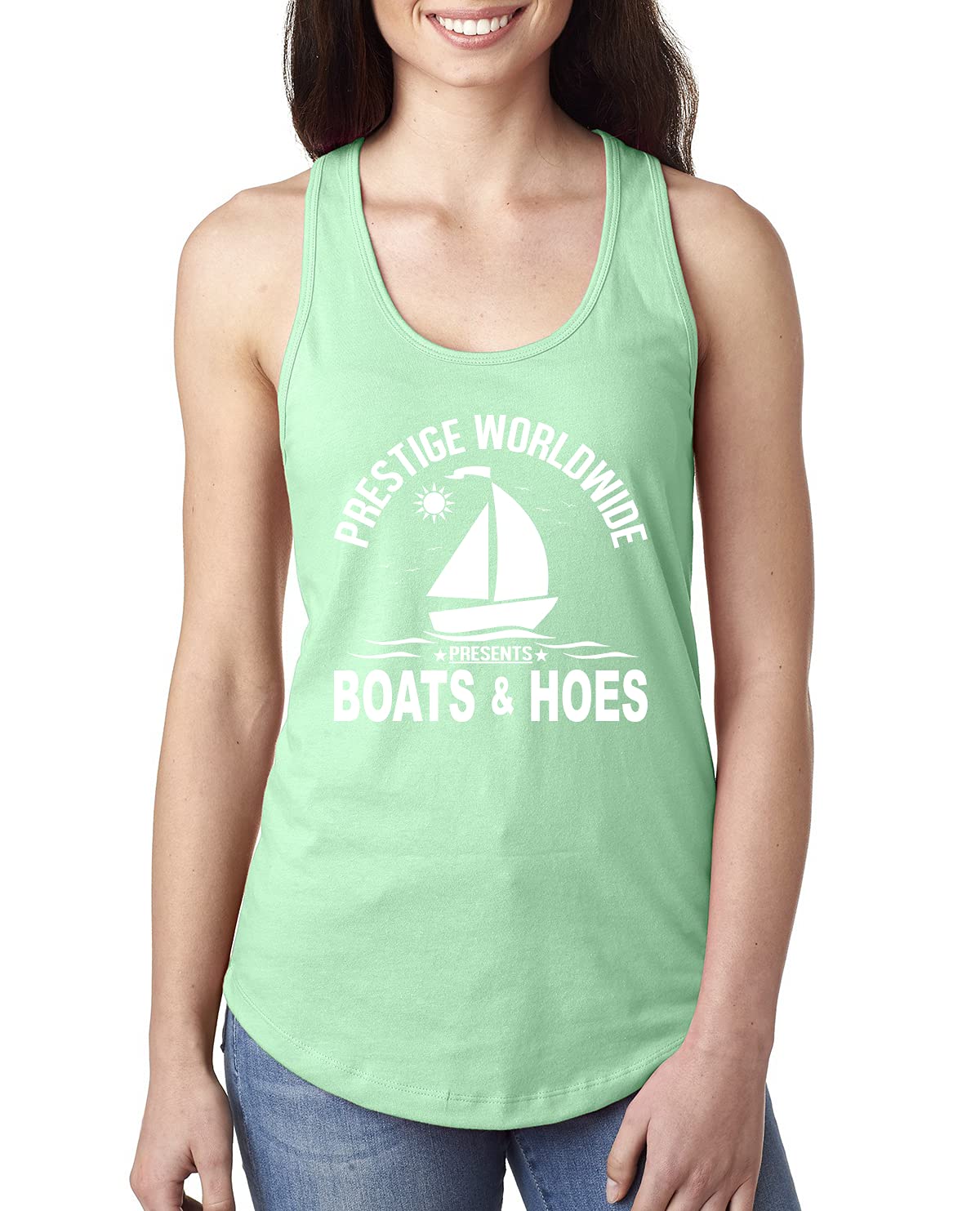 Funny Catalina Wine Mixer Island Pop Culture Ladies Racerback Tank Top