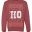 Where my Hos At Santa Ugly Christmas Sweater Unisex Crewneck Sweatshirt