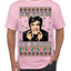 Funny Uncle Louis Classic Holiday 80s Xmas Movies Ugly Christmas Men's T-Shirt