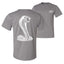 Retro Ford Shelby Cobra Emblem Vintage White Logo  Front and Back  Cars and Trucks Men's T-Shirt